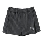 Liu Jo Short tinta unita con Fantasia A Righe Grigio per Bambina KF5064X GRIGIO LIU JO 