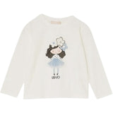 Liu Jo Shirt Girocollo tinta unita con Brillantini Bianco per Bambina KF5076XXJ BIANCO LIU JO 