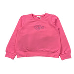 Liu Jo Felpa Xhiusa Girocollo con Brillantini Rosa per Neonata KF5079X ROSA LIU JO 