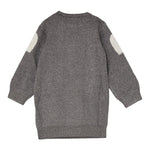 Liu Jo Abito In Maglia tinta unita con Stampa Grigio per Bambina KF5097 GRIGIO LIU JO 