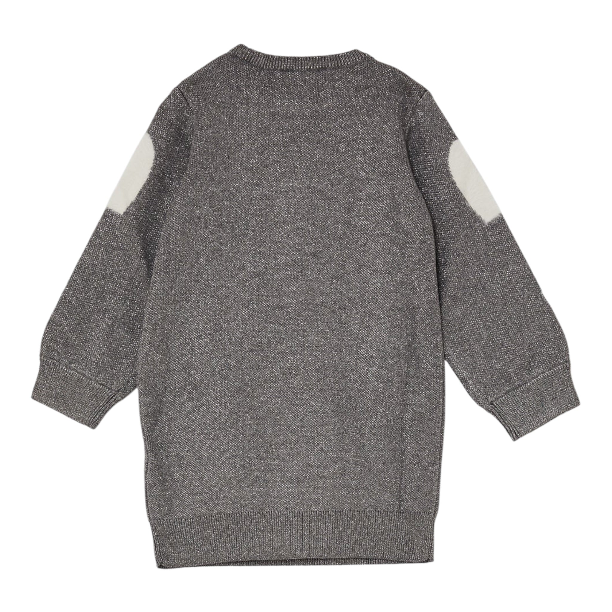 Liu Jo Abito In Maglia tinta unita con Stampa Grigio per Bambina KF5097 GRIGIO LIU JO 