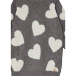 Liu Jo Abito In Maglia tinta unita con Stampa Grigio per Bambina KF5097 GRIGIO LIU JO 