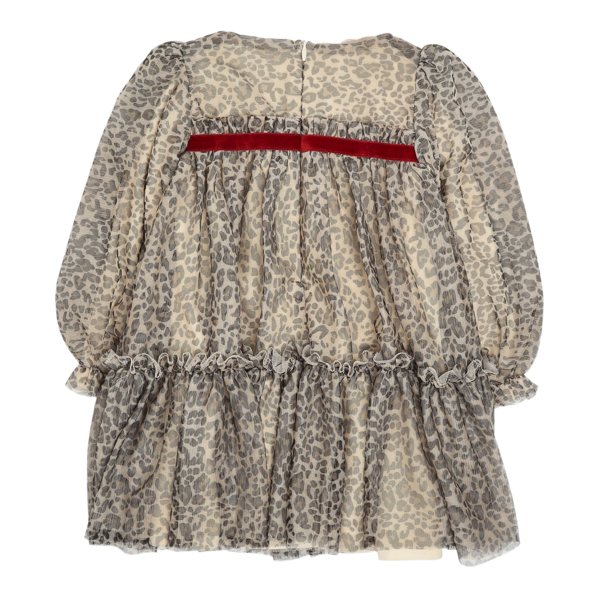 Liu Jo Abito Manica Lunga Fantasia Maculata Beige per Bambina KF5102X BEIGE LIU JO 