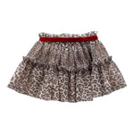 Liu Jo Gonna tinta unita Fantasia Maculata Beige per Bambina KF5103XXXJ BEIGE LIU JO 