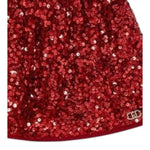 Liu Jo Gonna tinta unita con Paillettes Rosso per Bambina KF5105XXJ ROSSO LIU JO 