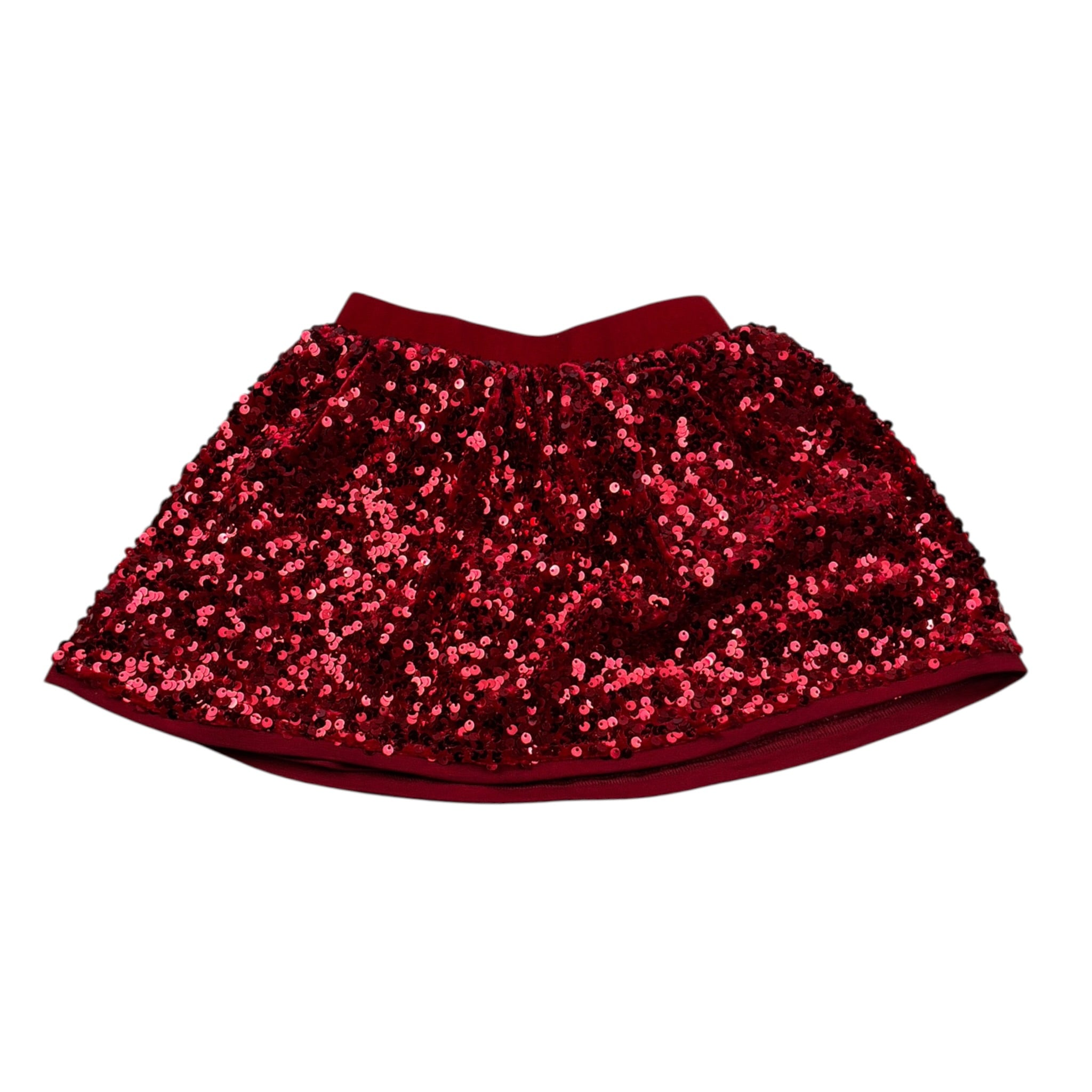 Liu Jo Gonna tinta unita con Paillettes Rosso per Neonata KF5105XXX ROSSO LIU JO 