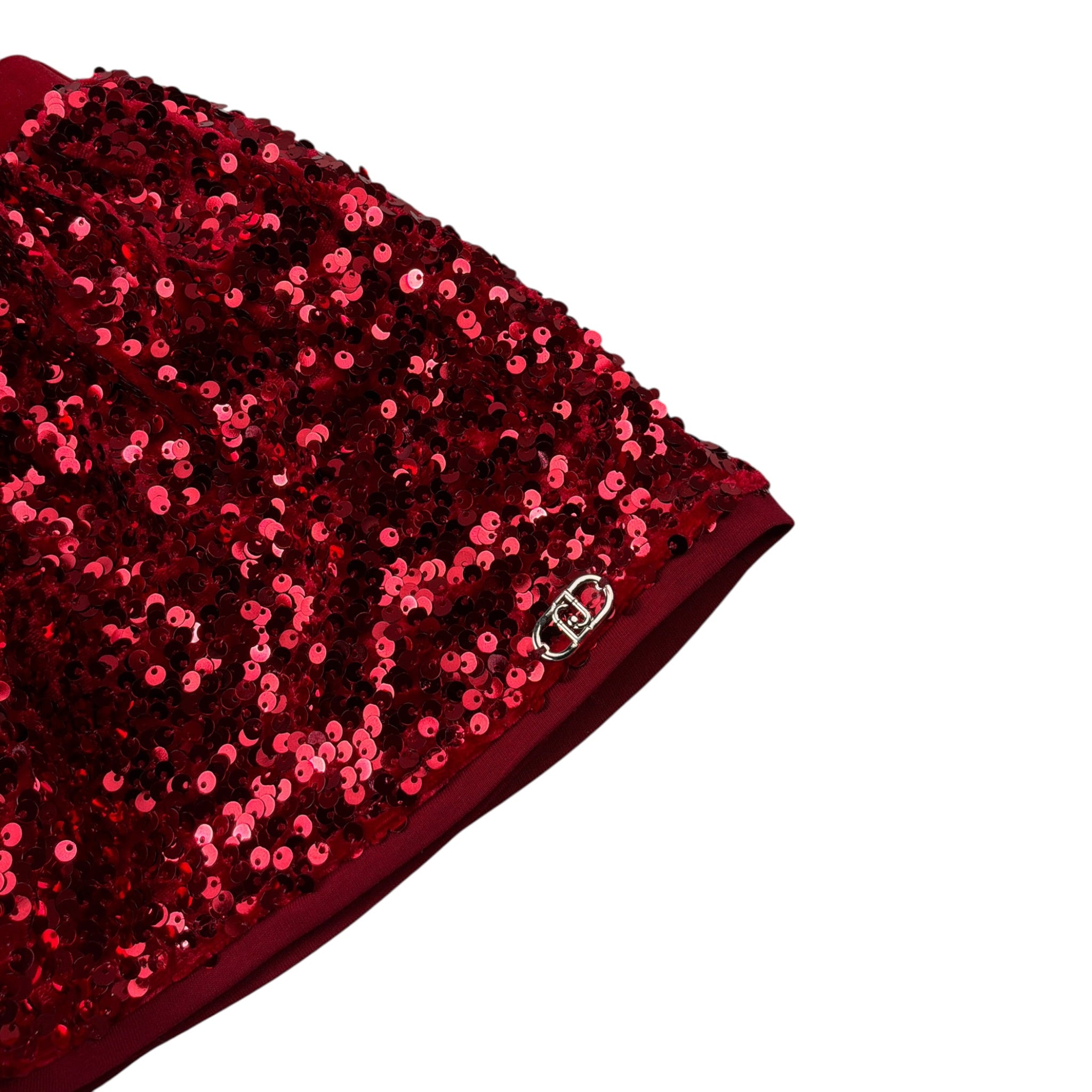 Liu Jo Gonna tinta unita con Paillettes Rosso per Neonata KF5105XXX ROSSO LIU JO 