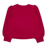 Liu Jo Felpa Chiusa Girocollo tinta unita con Paillettes Rosso per Bambina KF5111X ROSSO LIU JO 