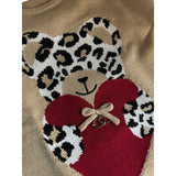 Liu Jo Maglia Girocollo tinta unita con Ricami Beige per Bambina KF5122 BEIGE LIU JO 