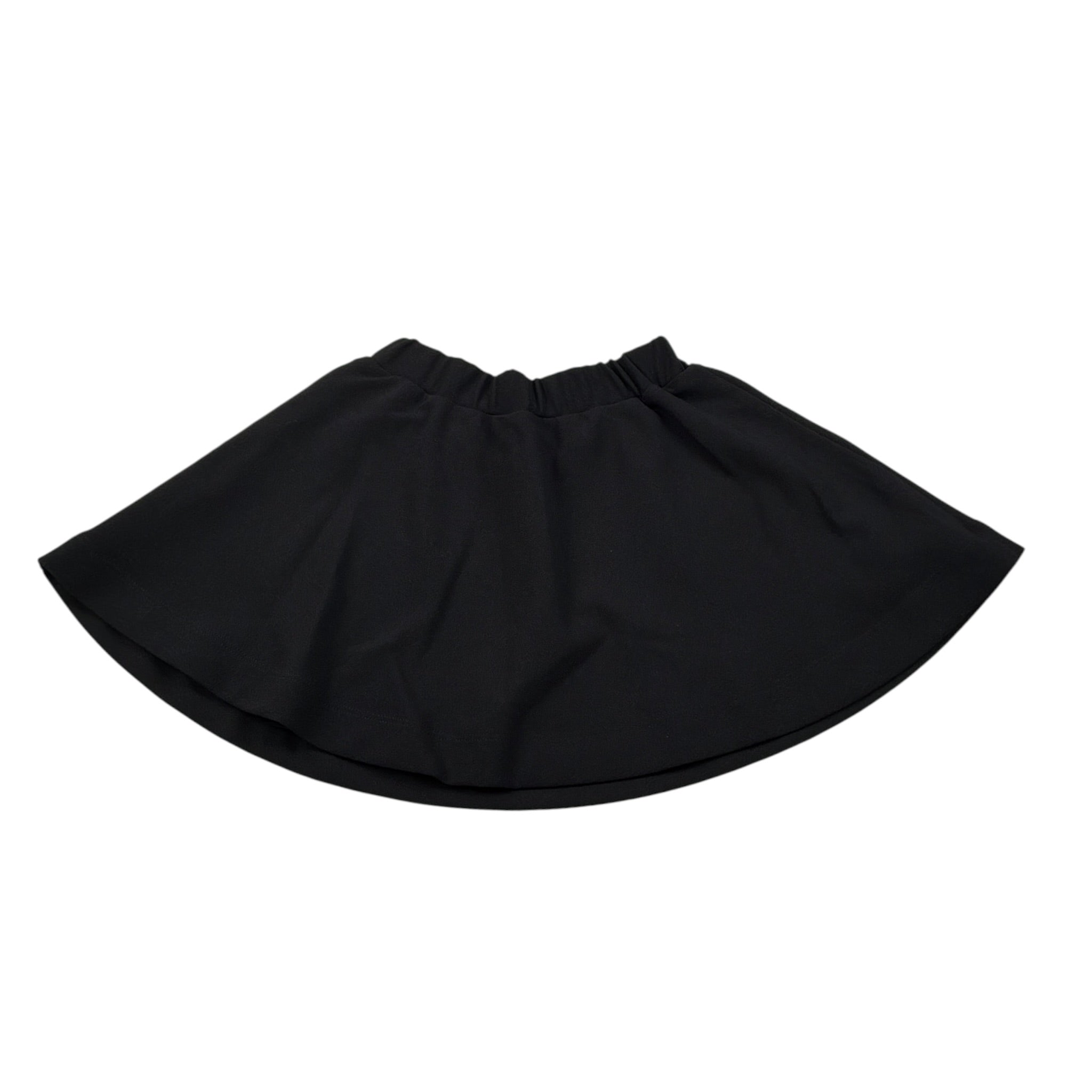 Liu Jo Gonna tinta unita con Elastico In Vita Nero per Bambina LF5085 NERO LIU JO 