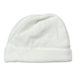 Lalalu' Cappello tinta unita con Ricami Bianco per Neonata QOQPA BIANCO LALALU' 