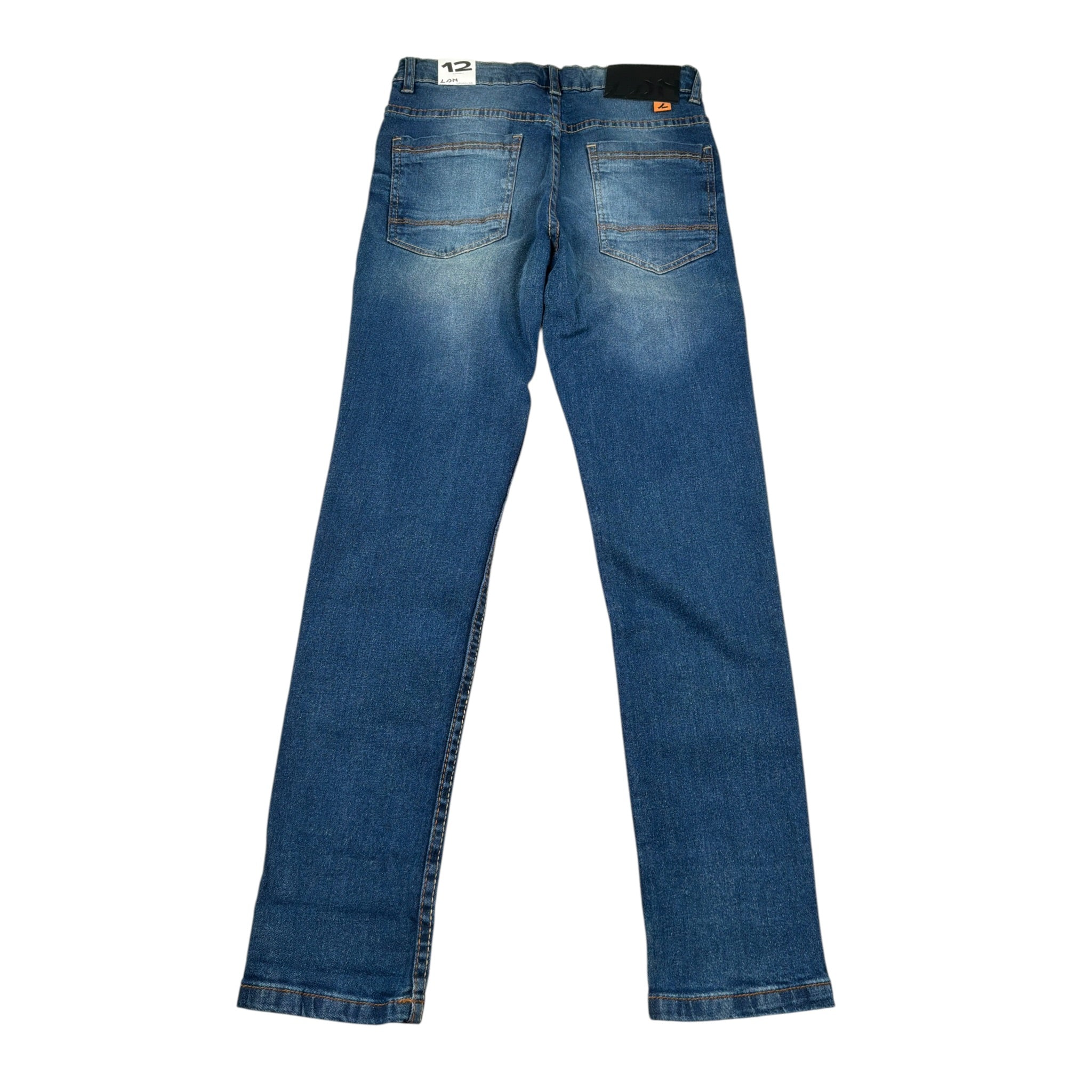 Losan Jeans tinta unita con Girovita Regolabile Blu per Bambino 6P10AL BLU LOSAN 