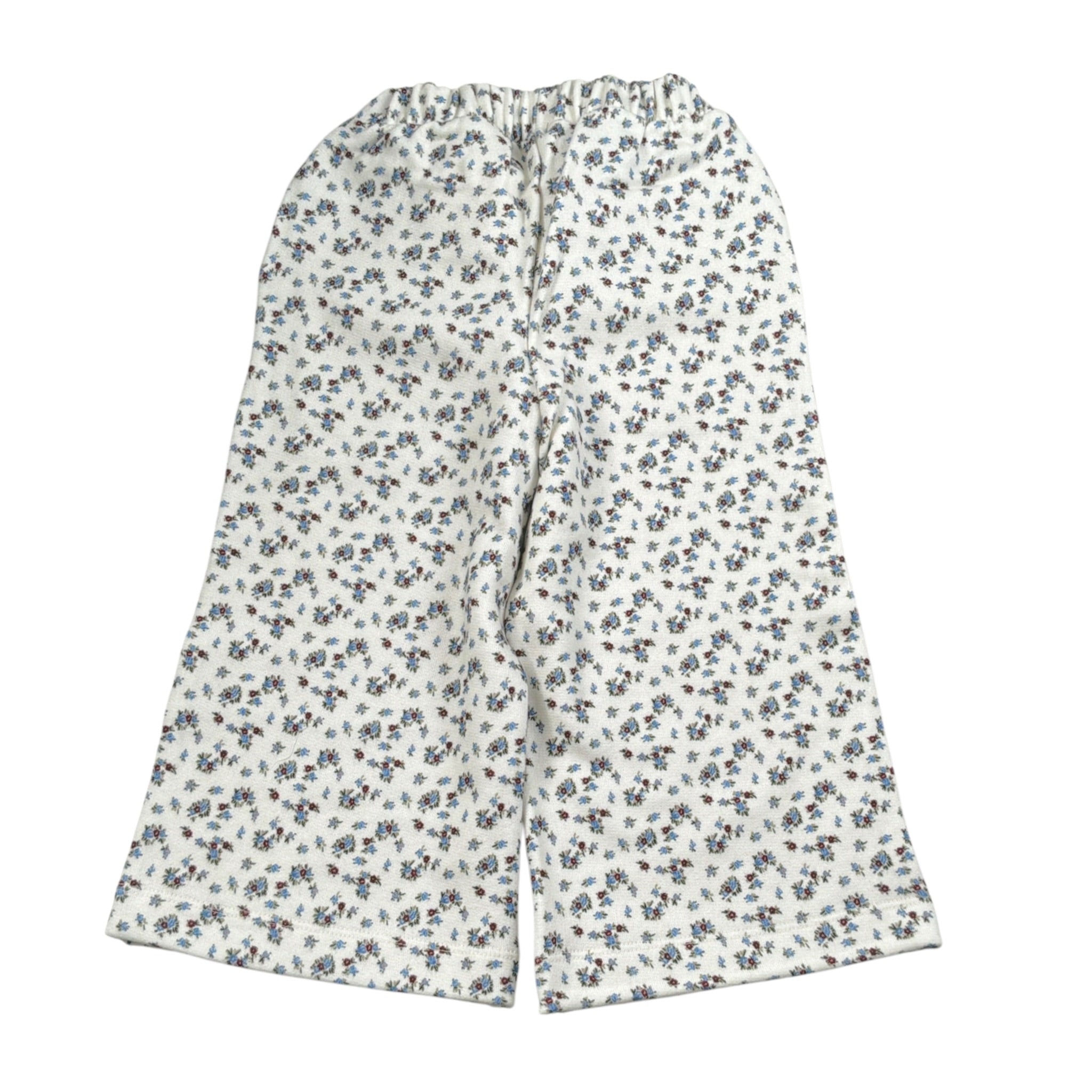 Louise Misha Pantalone tinta unita con Fantasia Fiori Bianco per Bambina GRPW25S0080 BIANCO LOUISE MISHA 