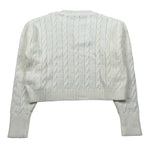 Lu Lu By Miss Grant Maglia Girocollo tinta unita Panna per Bambina LL3099 PANNA LU LU BY MISS GRANT 