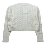 Lu Lu By Miss Grant Maglia Girocollo tinta unita Panna per Bambina LL3099 PANNA LU LU BY MISS GRANT 