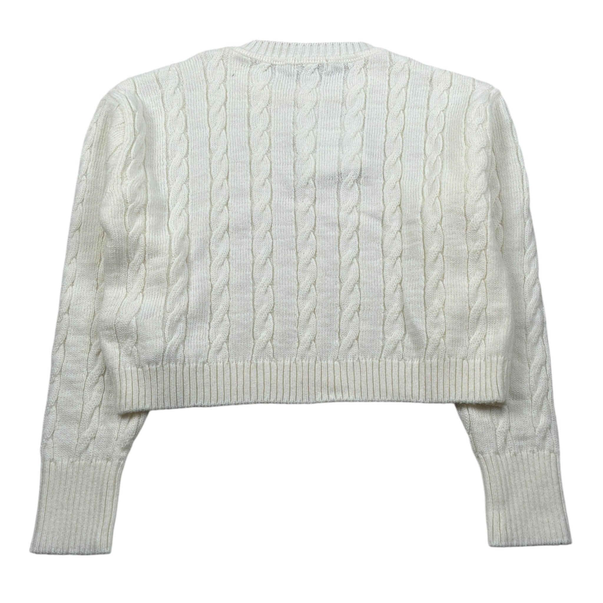 Lu Lu By Miss Grant Maglia Girocollo tinta unita Panna per Bambina LL3099 PANNA LU LU BY MISS GRANT 