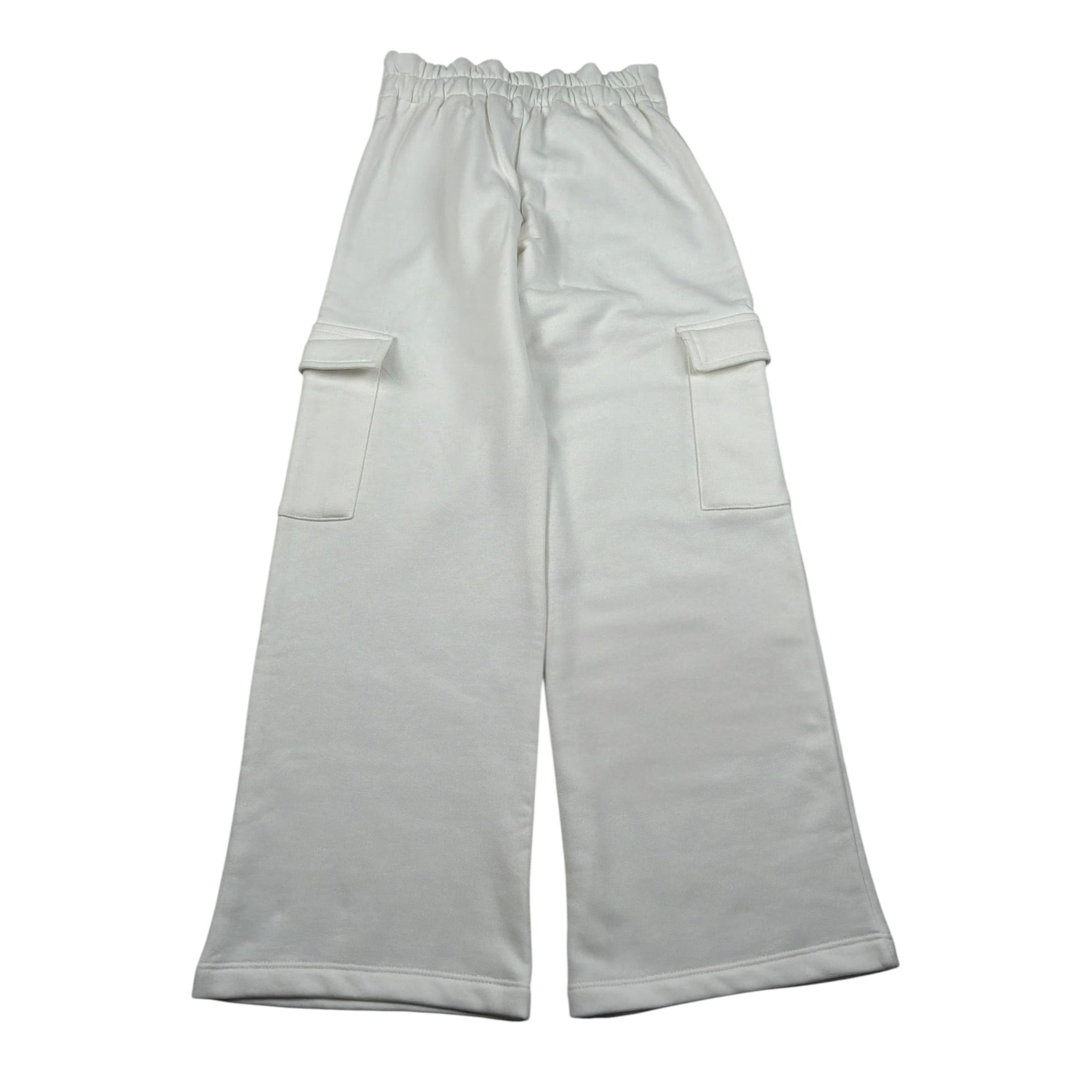 Lu Lu By Miss Grant Pantalone tinta unita Modello Palazzo Bianco per Bambina LL3172 BIANCO LU LU BY MISS GRANT 