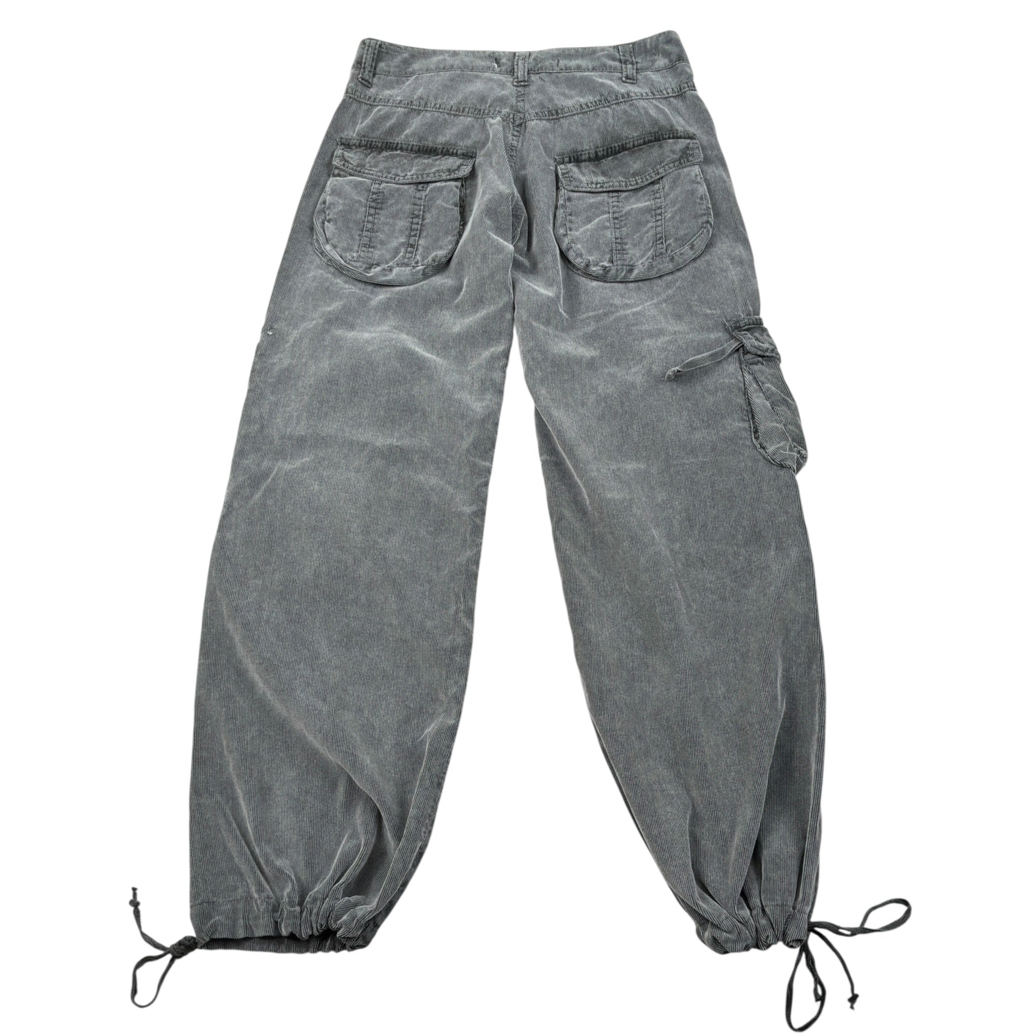 Lu Lu By Miss Grant Pantalone tinta unita Modello Palazzo con Elastici Grigio per Bambina LL3212 GRIGIO LU LU BY MISS GRANT 
