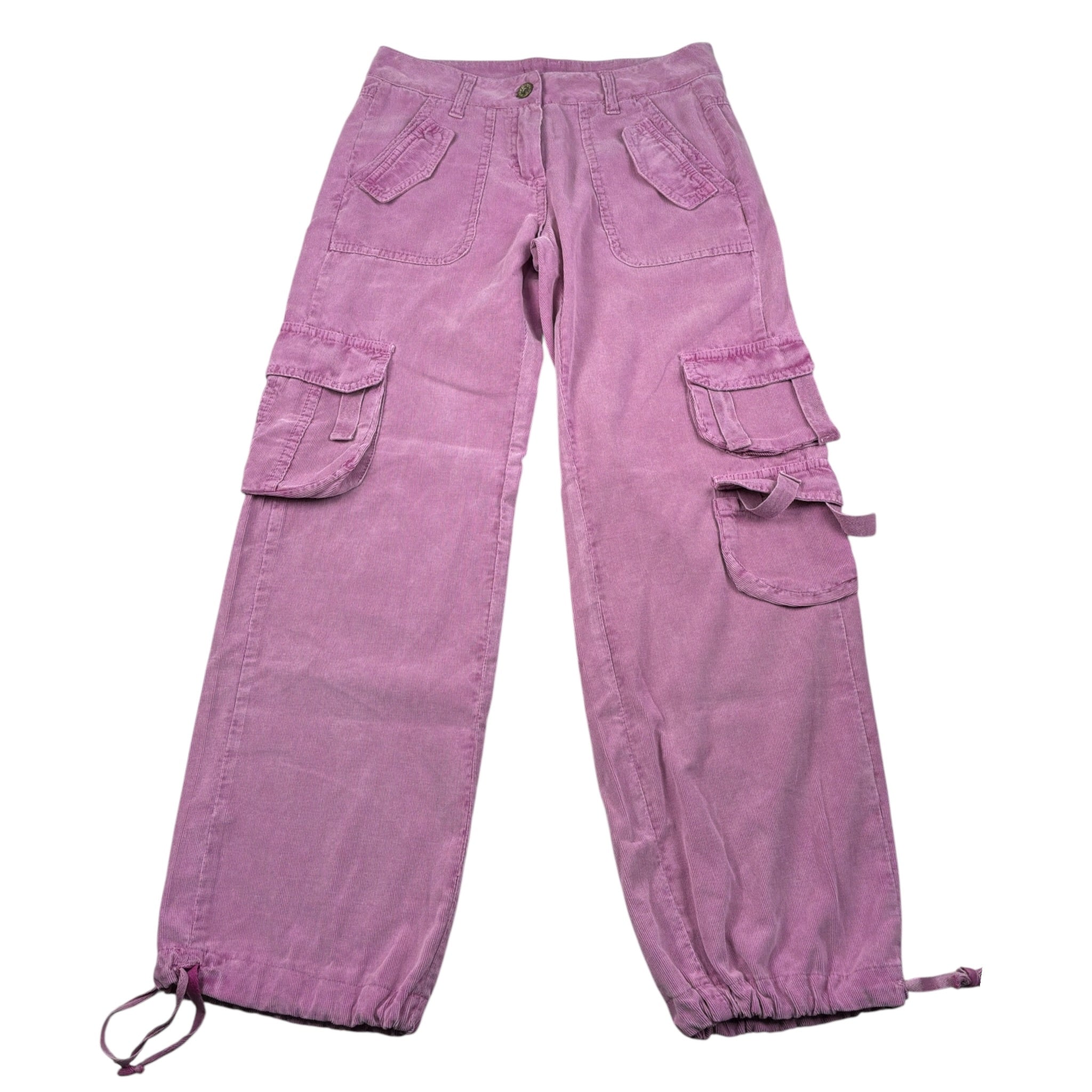Lu Lu By Miss Grant Pantalone tinta unita Modello Palazzo con Elastici Rosa per Bambina LL3212 ROSA LU LU BY MISS GRANT 