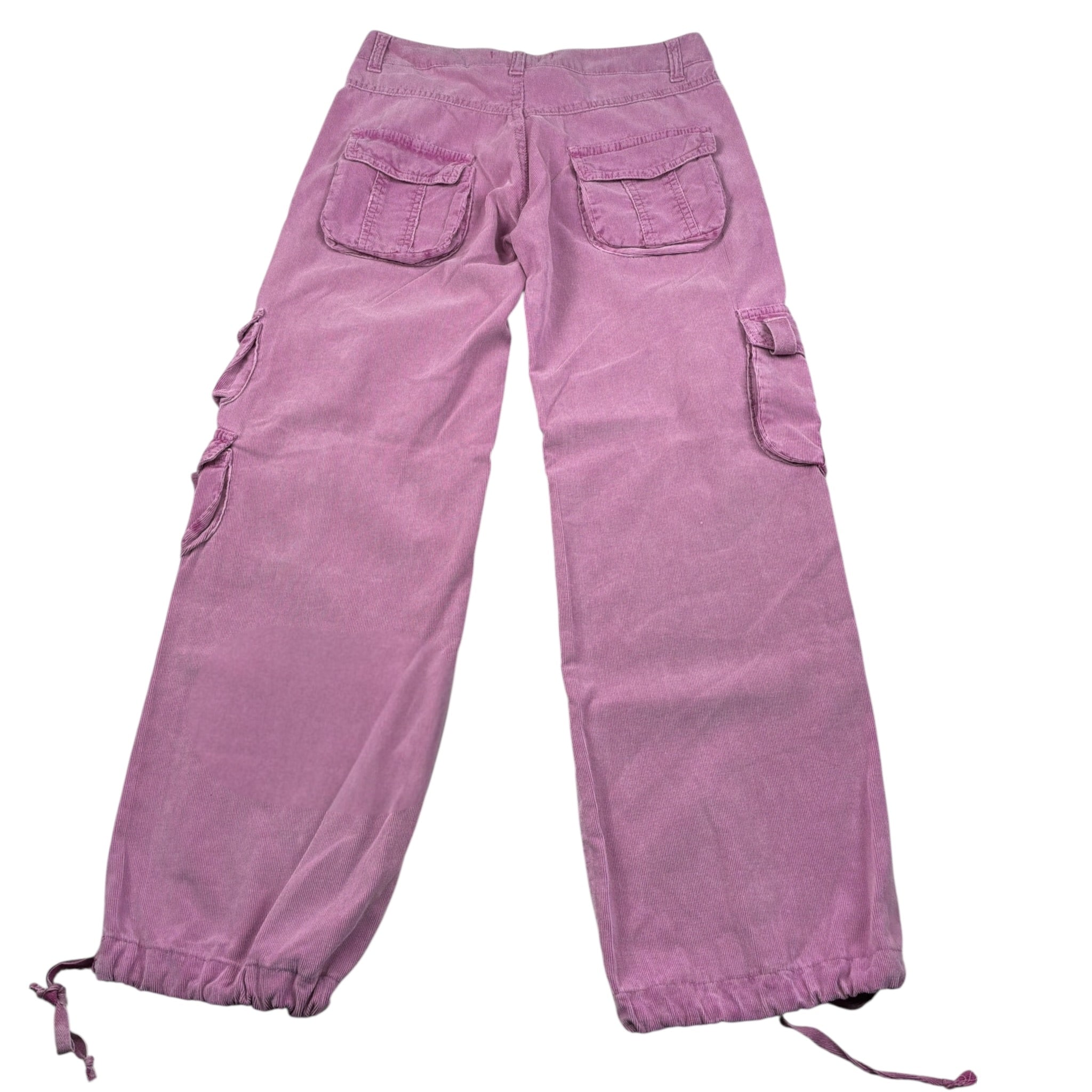 Lu Lu By Miss Grant Pantalone tinta unita Modello Palazzo con Elastici Rosa per Bambina LL3212 ROSA LU LU BY MISS GRANT 
