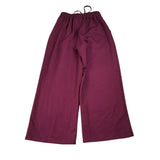 Lu Lu By Miss Grant Pantalone tinta unita Modello A Palazzo Bordeaux per Bambina LL3717 BORDEAUX LU LU BY MISS GRANT 