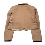 Lu Lu By Miss Grant Giacca tinta unita Crop Cammello per Bambina LL3772 CAMMELLO LU LU BY MISS GRANT 