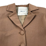 Lu Lu By Miss Grant Giacca tinta unita Crop Cammello per Bambina LL3772 CAMMELLO LU LU BY MISS GRANT 