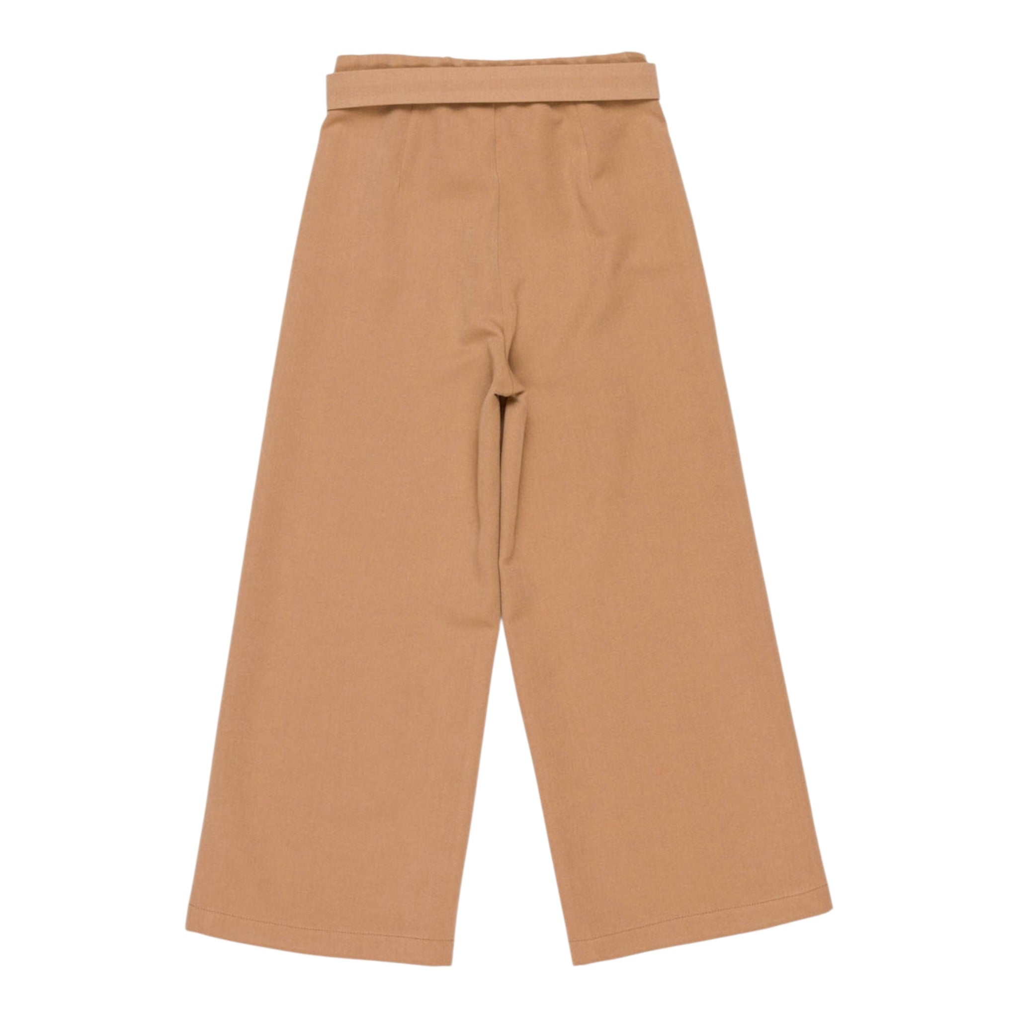 Lu Lu By Miss Grant Pantalone tinta unita con Cintura Cammello per Bambina LL3776 CAMMELLO LU LU BY MISS GRANT 