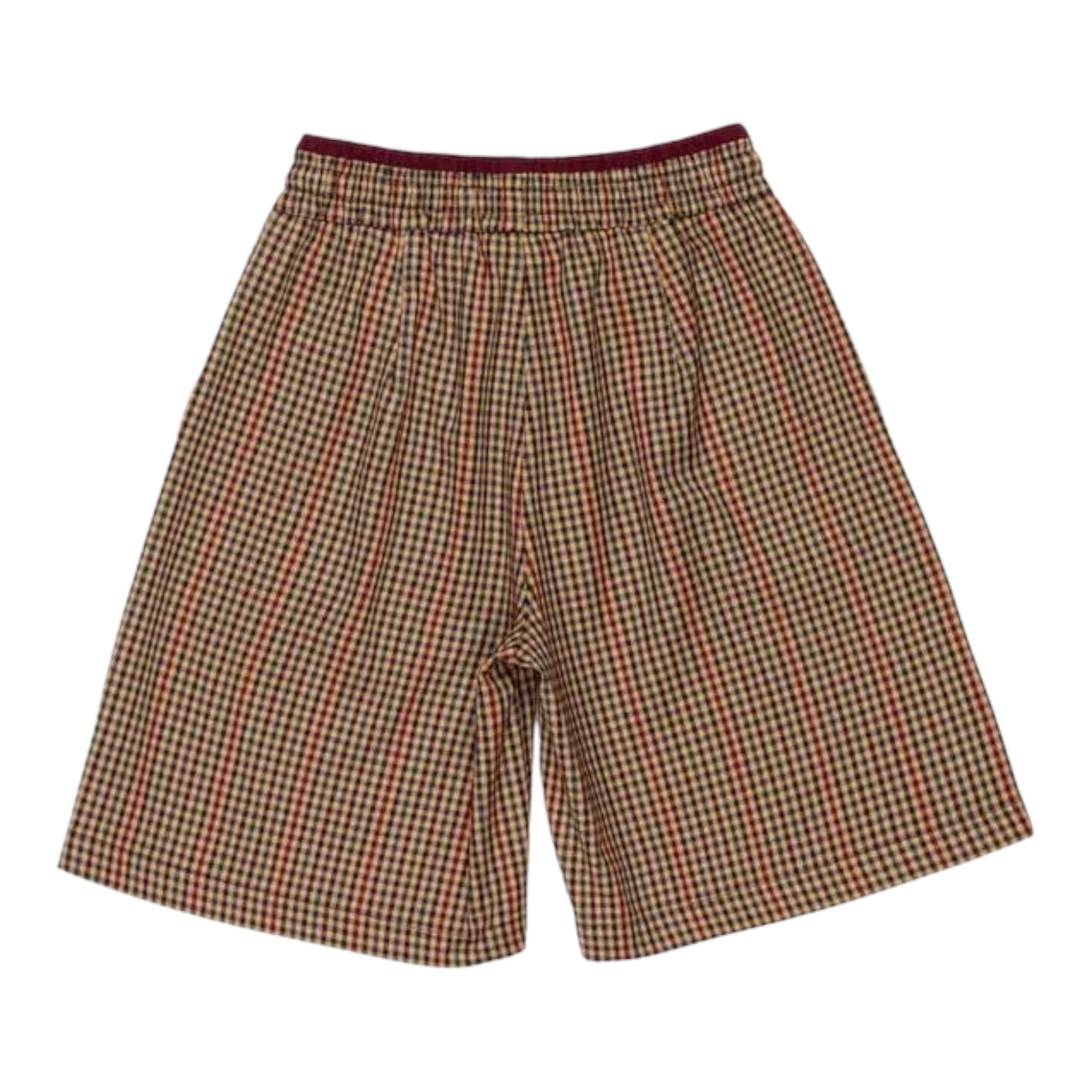 Lu Lu By Miss Grant Short tinta unita con Fantasia A Quadri Beige per Bambina LL3810 BEIGE LU LU BY MISS GRANT 