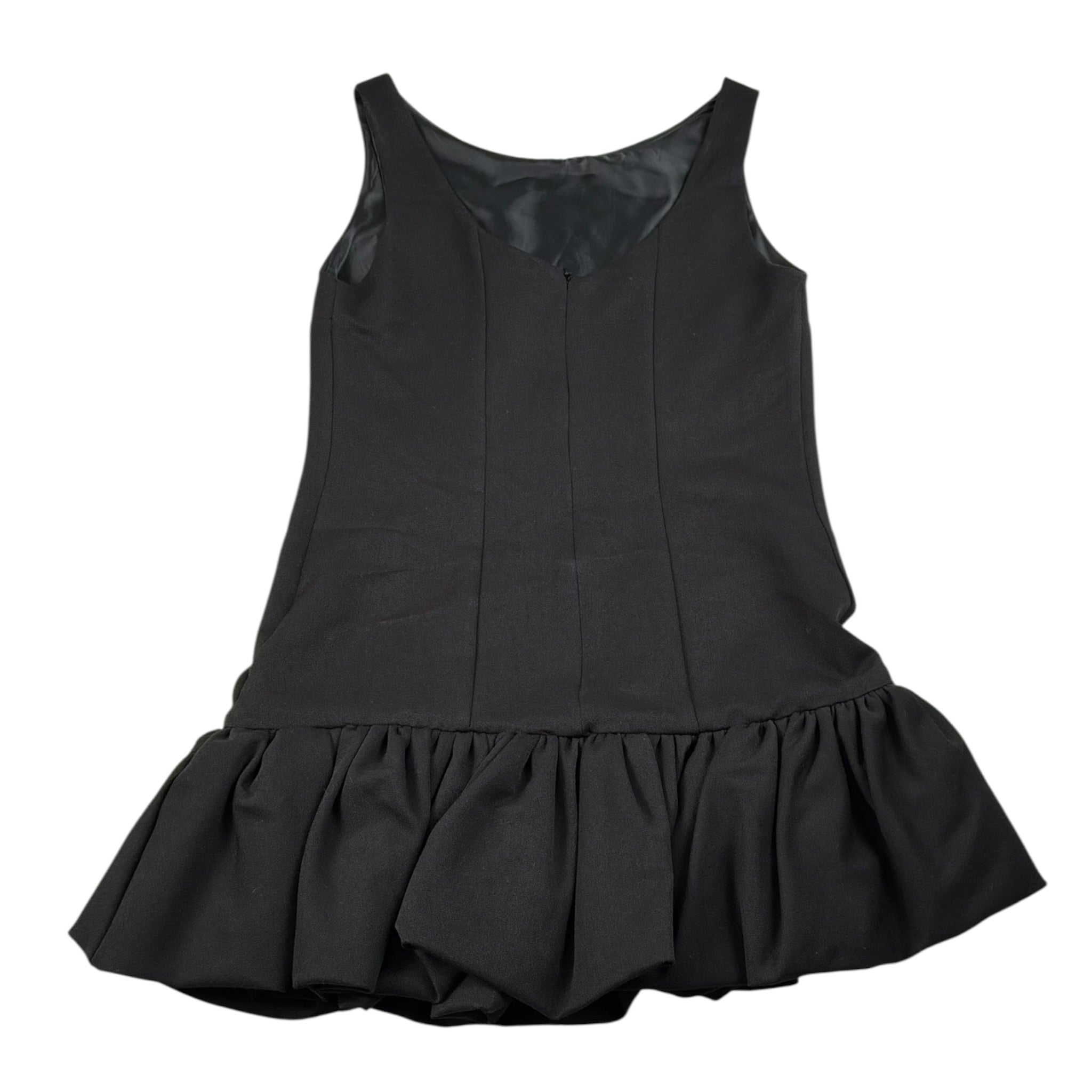 Lu Lu By Miss Grant Abito tinta unita Giromanica con Coulotte Integrata Nero per Bambina LL3861X NERO LU LU BY MISS GRANT 