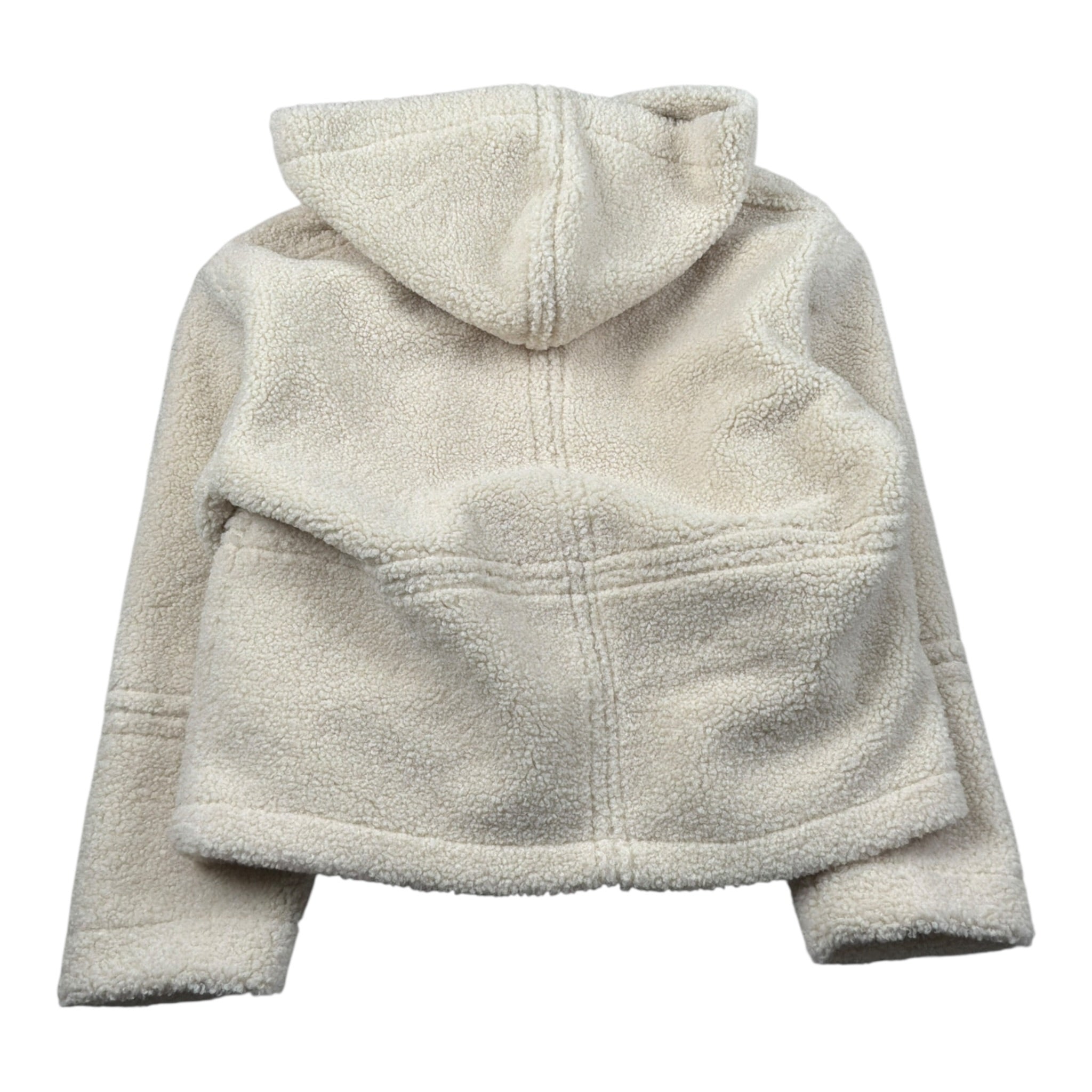 Lu Lu By Miss Grant Cappotto Modello Teddy tinta unita con Zip Panna per Bambina LL3862 PANNA LU LU BY MISS GRANT 
