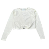 Lu Lu By Miss Grant Maglia tinta unita Bianco per Bambina LL3869 BIANCO LU LU BY MISS GRANT 