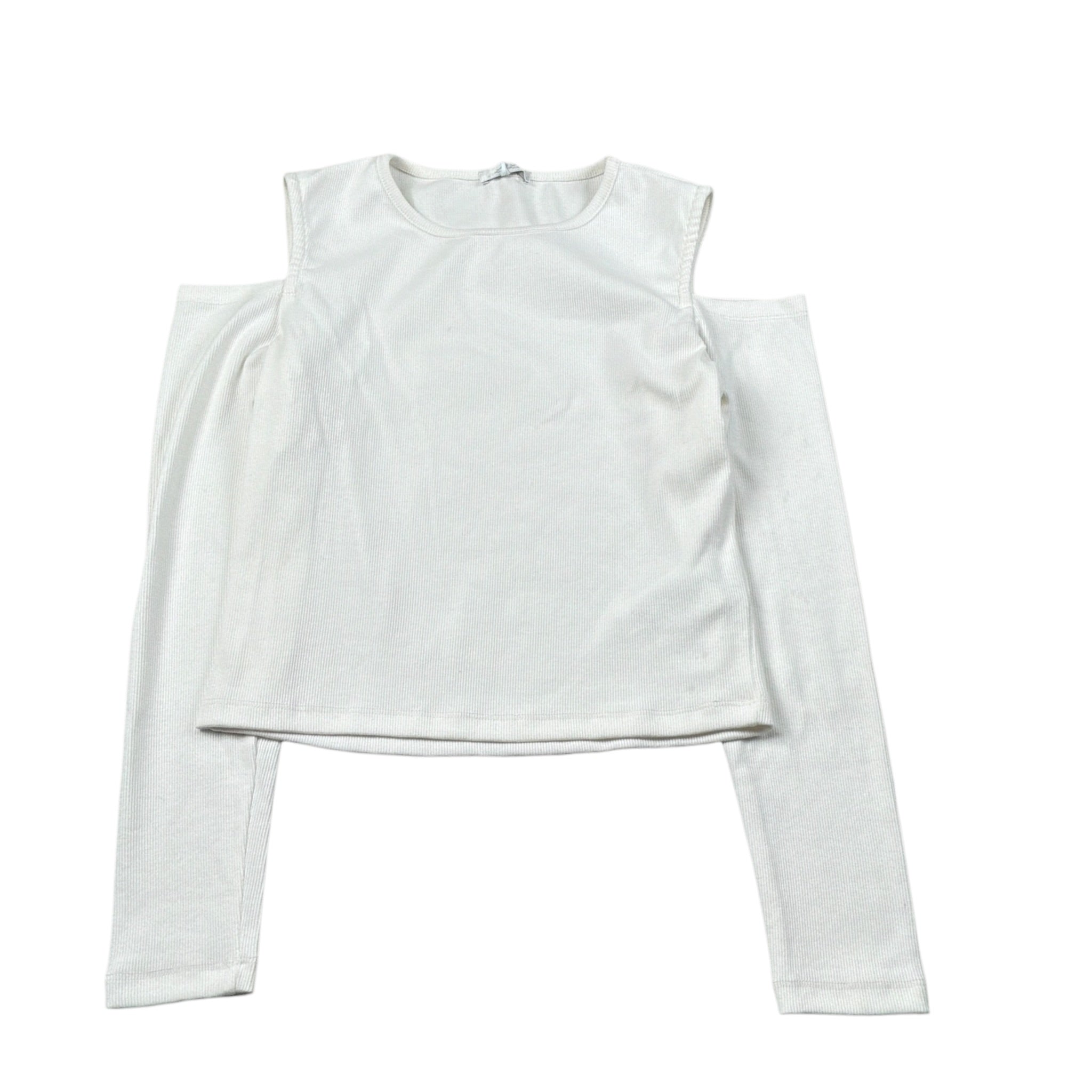 Lu Lu By Miss Grant Shirt tinta unita con Aperture Bianco per Bambina LL3924 BIANCO LU LU BY MISS GRANT 
