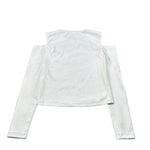 Lu Lu By Miss Grant Shirt tinta unita con Aperture Bianco per Bambina LL3924X BIANCO LU LU BY MISS GRANT 