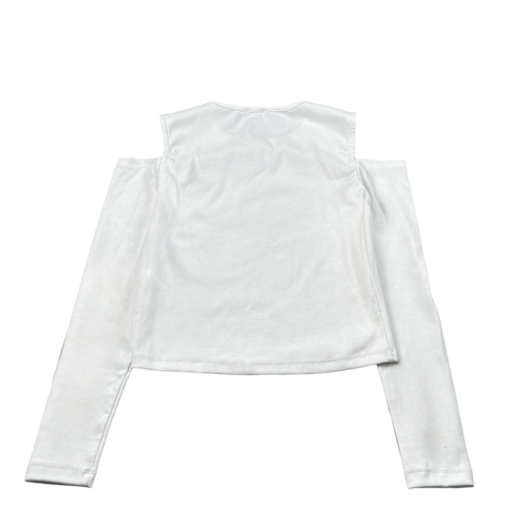 Lu Lu By Miss Grant Shirt tinta unita con Aperture Bianco per Bambina LL3924X BIANCO LU LU BY MISS GRANT 