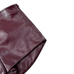 Lu Lu By Miss Grant Short Ecopelle tinta unita Bordeaux per Bambina LL3934X BORDEAUX LU LU BY MISS GRANT 