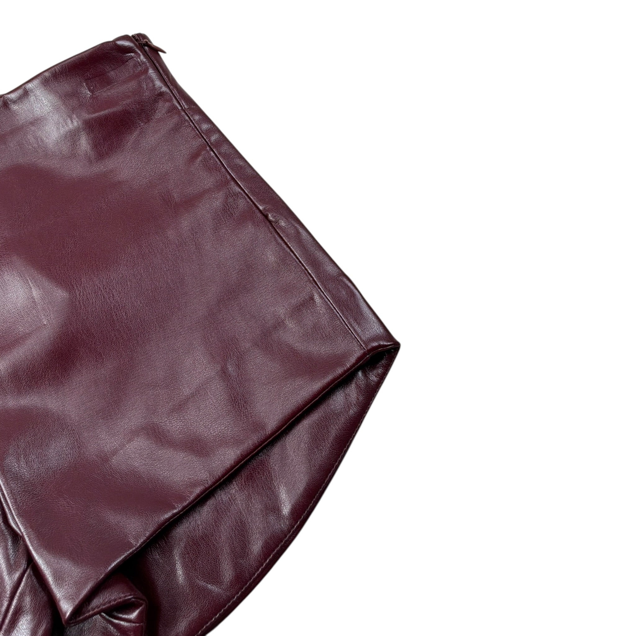Lu Lu By Miss Grant Short Ecopelle tinta unita Bordeaux per Bambina LL3934X BORDEAUX LU LU BY MISS GRANT 