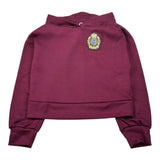 Lu Lu By Miss Grant Felpa tinta unita con Applicazione Bordeaux per Bambina LL3983XX BORDEAUX LU LU BY MISS GRANT 