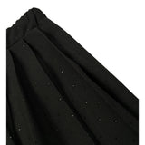 Lu Lu By Miss Grant Gonna tinta unita con Brillantini Nero per Bambina LL3989 NERO LU LU BY MISS GRANT 
