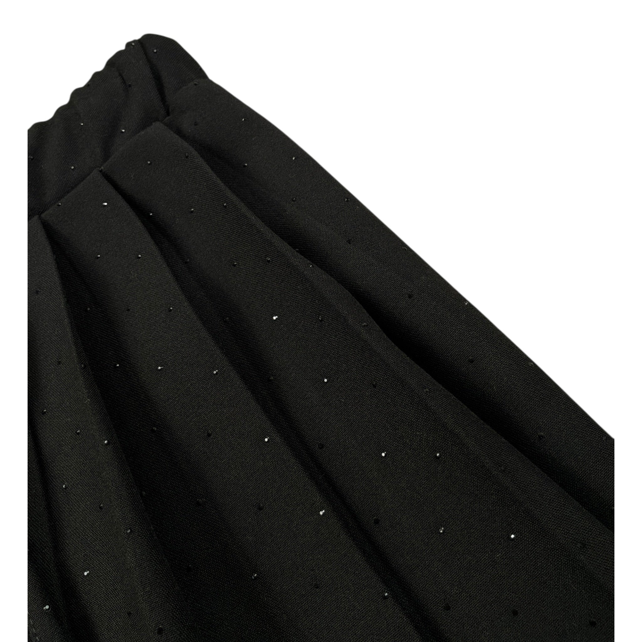 Lu Lu By Miss Grant Gonna tinta unita con Brillantini Nero per Bambina LL3989 NERO LU LU BY MISS GRANT 