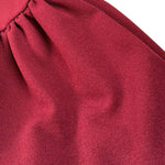Lu Lu By Miss Grant Abito tinta unita con Manicotti Bordeaux per Bambina LL3994 BORDEAUX LU LU BY MISS GRANT 