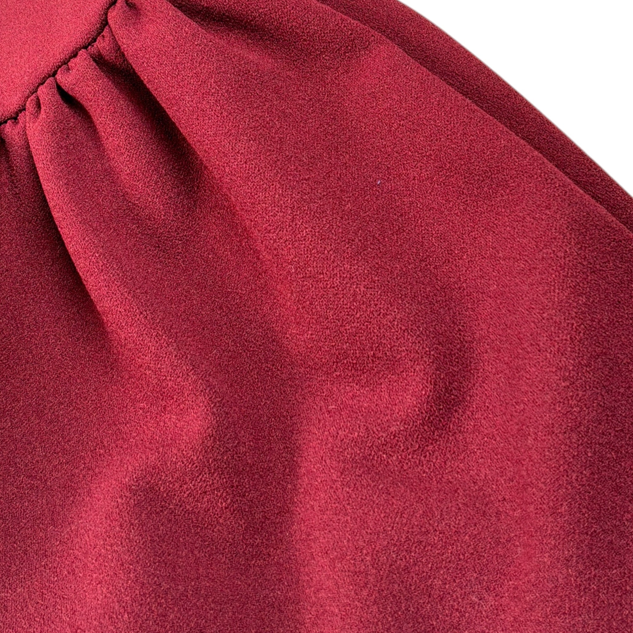 Lu Lu By Miss Grant Abito tinta unita con Manicotti Bordeaux per Bambina LL3994 BORDEAUX LU LU BY MISS GRANT 