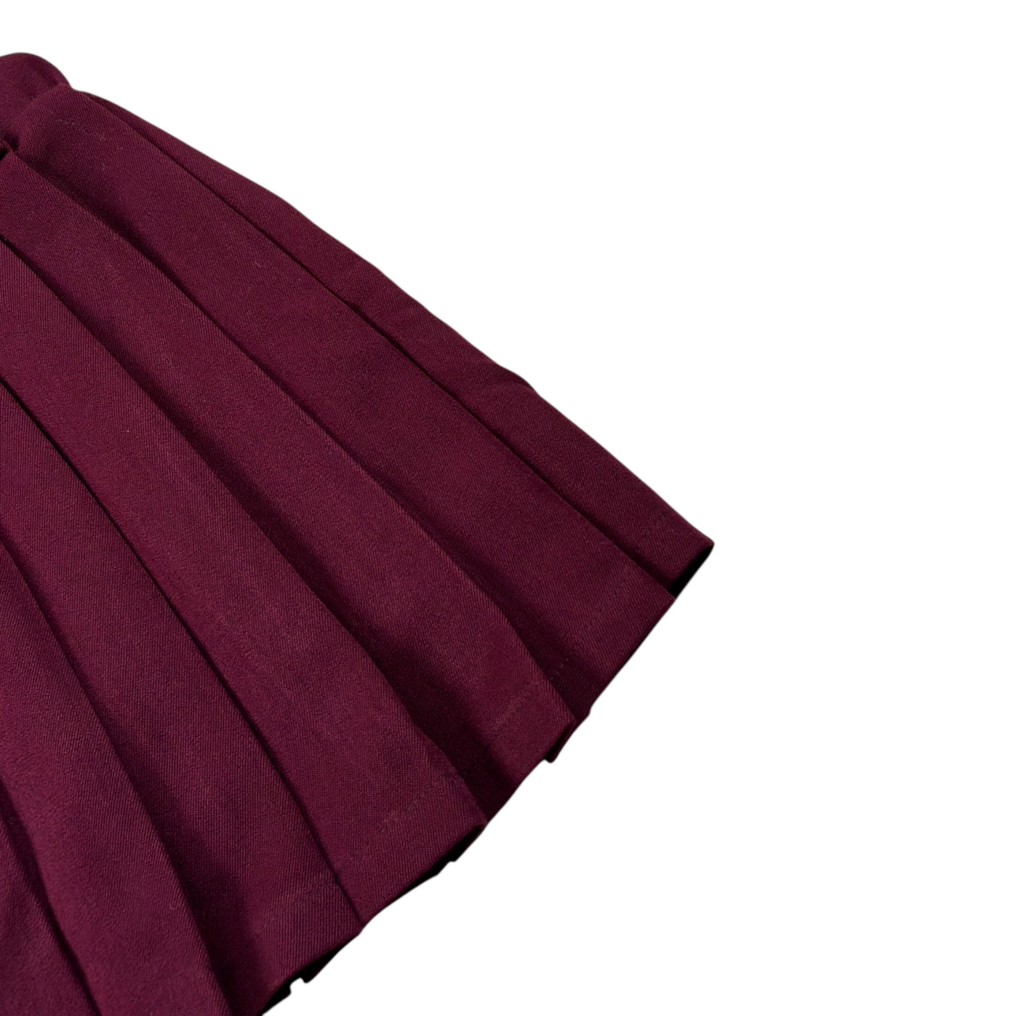 Lu Lu By Miss Grant Gonna tinta unita con Elastico In Vita Bordeaux per Bambina LL3996X BORDEAUX LU LU BY MISS GRANT 