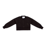 Lu Lu By Miss Grant Felpa Girocollo tinta unita con Brillantini Nero per Bambina LL4011 NERO LU LU BY MISS GRANT 