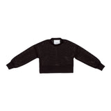 Lu Lu By Miss Grant Felpa Girocollo tinta unita con Brillantini Nero per Bambina LL4011 NERO LU LU BY MISS GRANT 