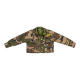 Lu Lu By Miss Grant Giubbino tinta unita con Fantasia Militare Verde per Bambina LL4016 VERDE LU LU BY MISS GRANT 