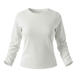 Lu Lu By Miss Grant Maglia tinta unita In Velluto Bianco per Bambina LL4022 BIANCO LU LU BY MISS GRANT 
