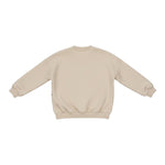 Lu Lu By Miss Grant Felpa Girocollo tinta unita con Stampa Beige per Bambina LL4044 BEIGE LU LU BY MISS GRANT 