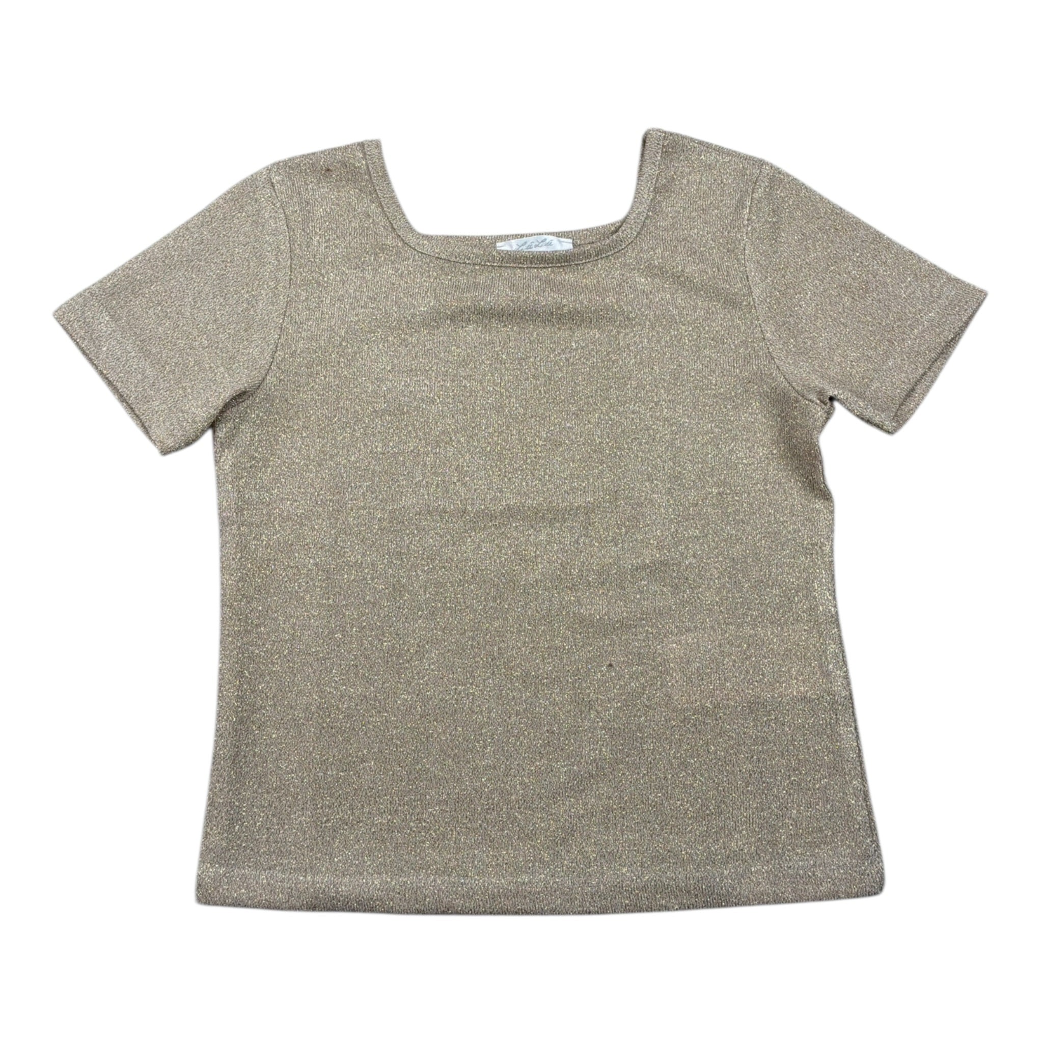 Lu Lu By Miss Grant T-Shirt tinta unita Oro per Bambina LL40555 ORO LU LU BY MISS GRANT 