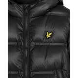 Lyle&Scott Giubbino tinta unita con Zip E Cappuccio Nero per Bambino 51624 NERO LYLE&SCOTT 